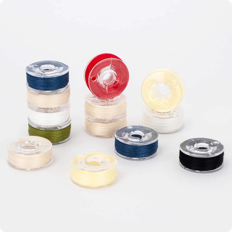 YLI Threads YLI Cotton Quilting Thread – 50 wt Egyptian Cotton for Piecing & Quilting - Low-lint & Strong - Class 15 Prewound Bobbins - Natural White - Image 4